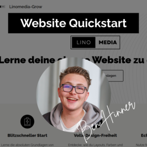 Website Quickstart: In 4 Modulen zu deiner eigenen Website